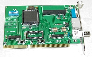 16-Bit ISA ARCnet Network Adapter, AN-520BT
